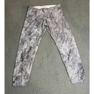 Calvin Klein Performance Wick Animal Print Cropped Legging Large (B20352)